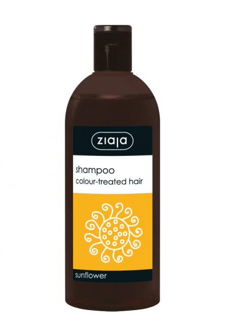 Shampoo mit Sonnenblumenextrakt für coloriertes Haar
