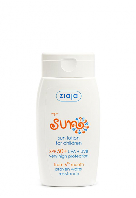 Wasserfeste Sonnenlotion für Kinder LSF50+