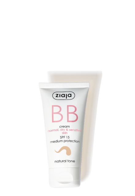 BB Creme für normale, trockene und empfindliche Haut - natürliche Tönung
