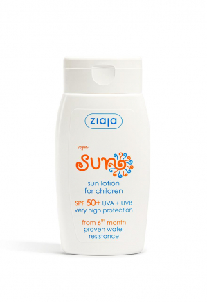 Wasserfeste Sonnenlotion für Kinder LSF50+